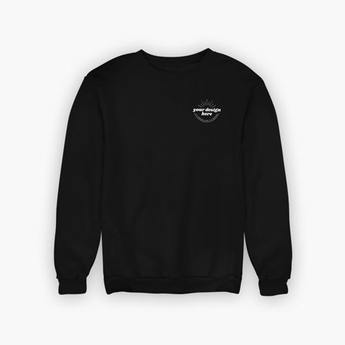 Sweatshirt Black Pocket