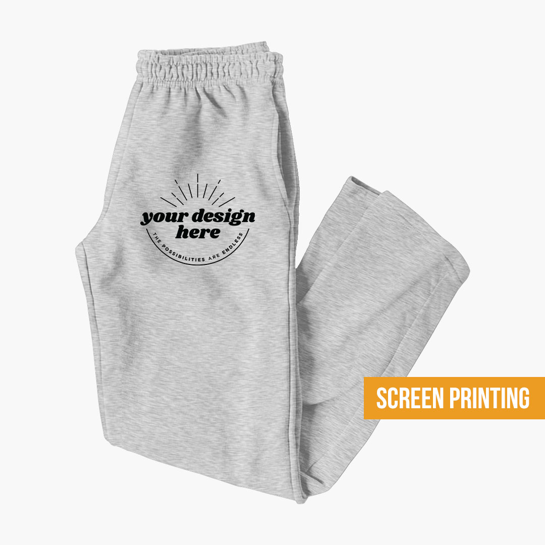 Custom Sweatpants Screen Print
