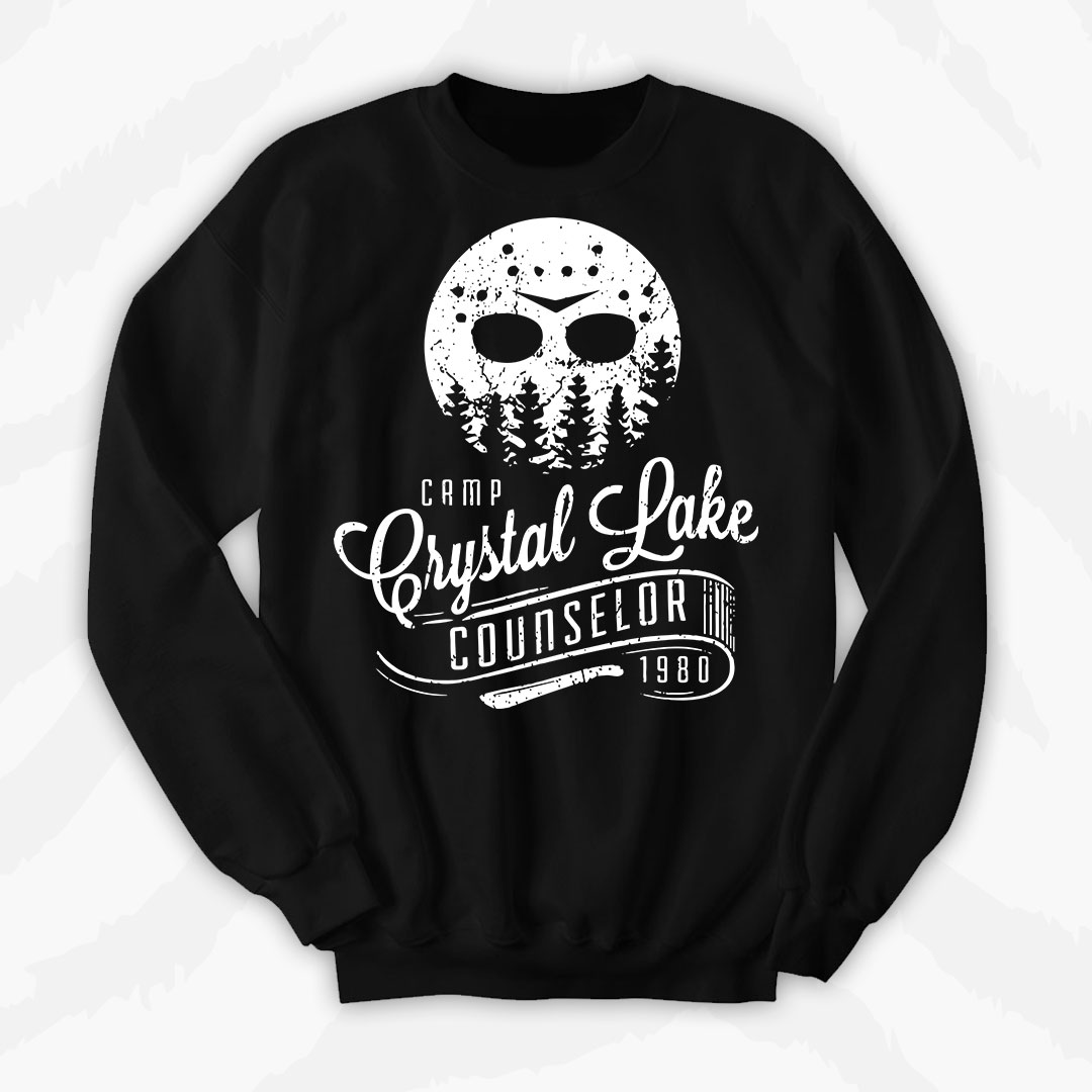 Camp Crystal Lake Halloween Sweatshirt Graphic Sweatshirt