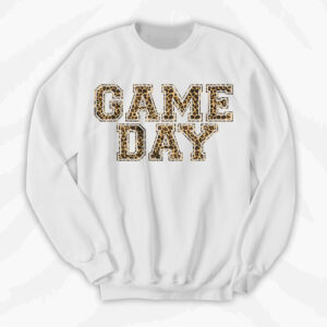 Game Day Cheetah Print Crewneck Sweatshirt
